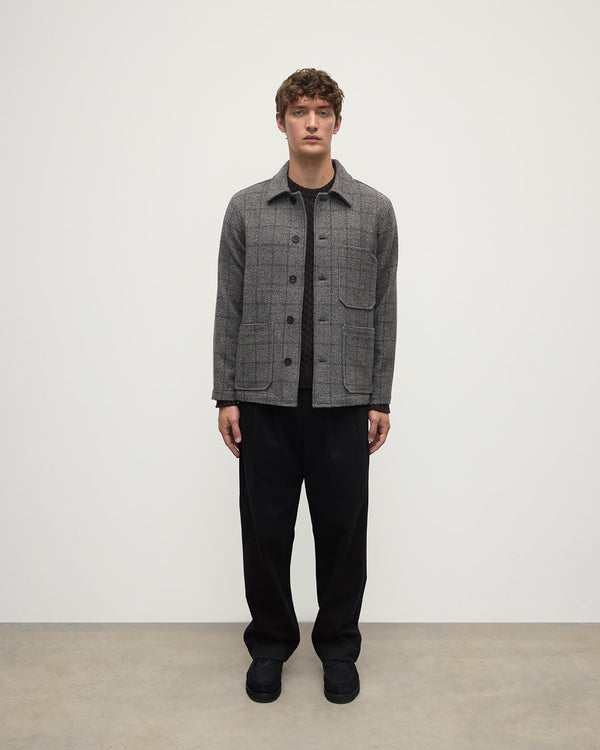 johnstons of elgin The Weavers Jacket Peregrine Tweed Windowpane