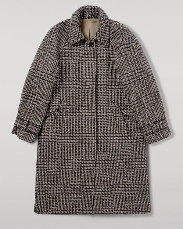 Johnstons Of Elgin Women's Balmacaan Coat Peregrine Glen Urquhart