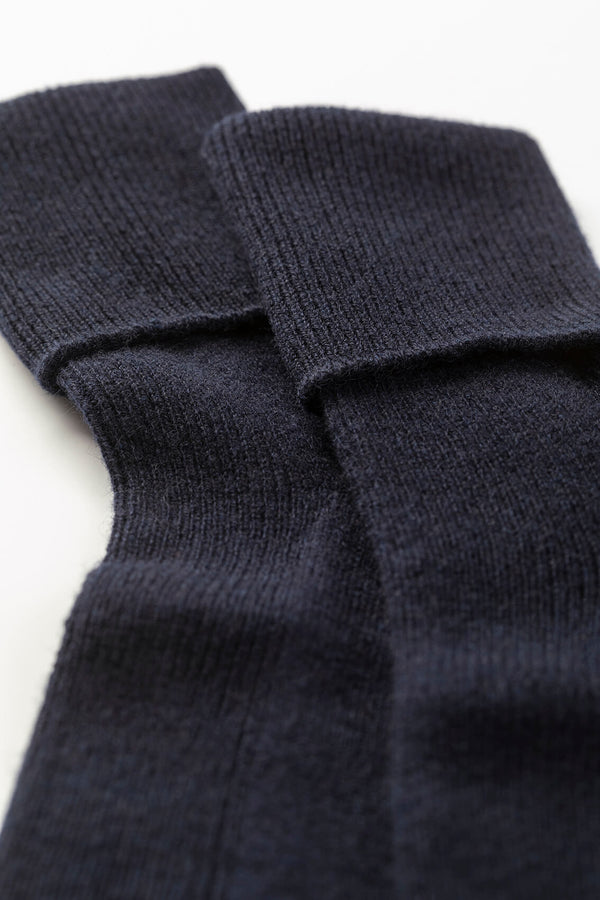 Johnstons Of Elgin Women's Dark Navy Cashmere Socks