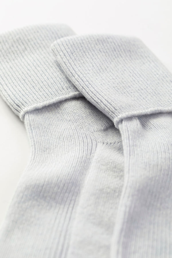 Johnstons Of Elgin Women's Light Blue Cashmere Socks