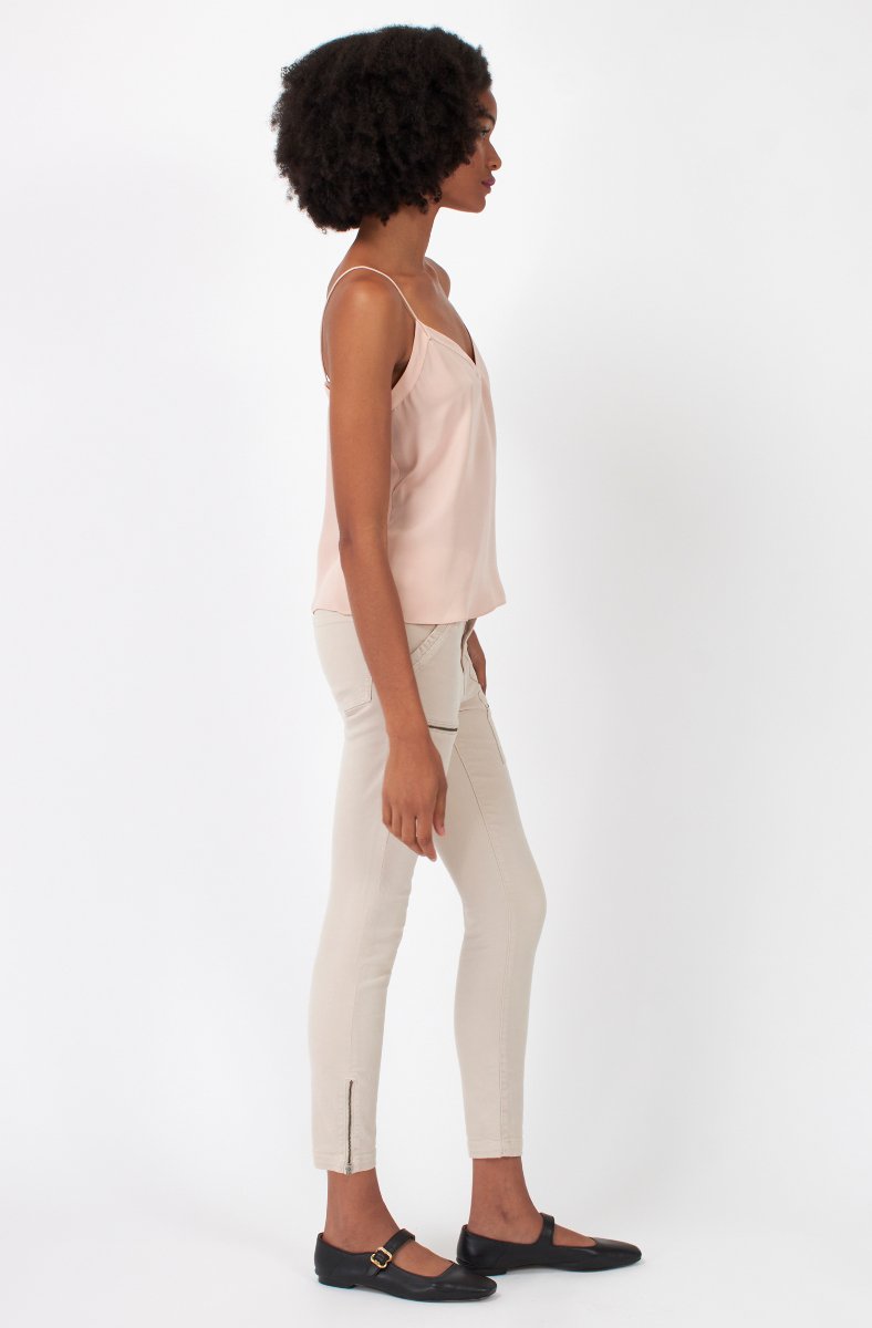 Jojo Maman Bébé Allena Sleeveless Silk Top Pink Sky