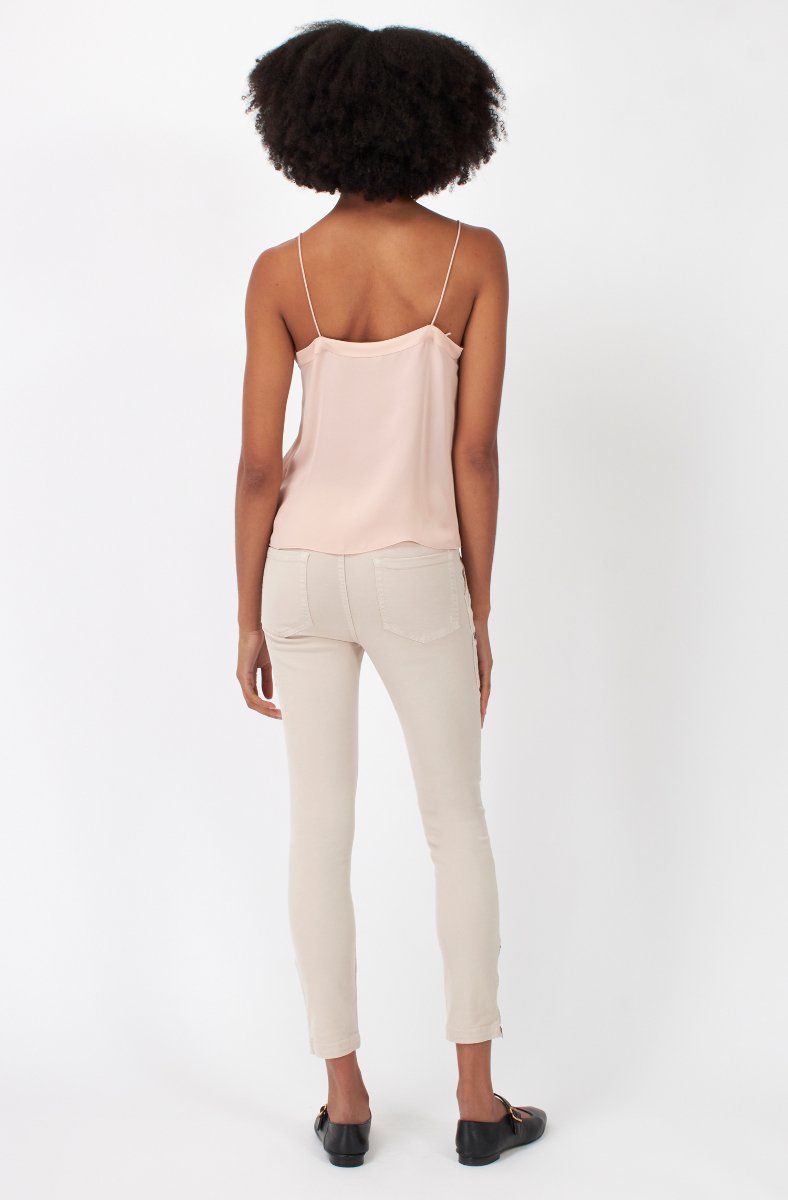 Jojo Maman Bébé Allena Sleeveless Silk Top Pink Sky