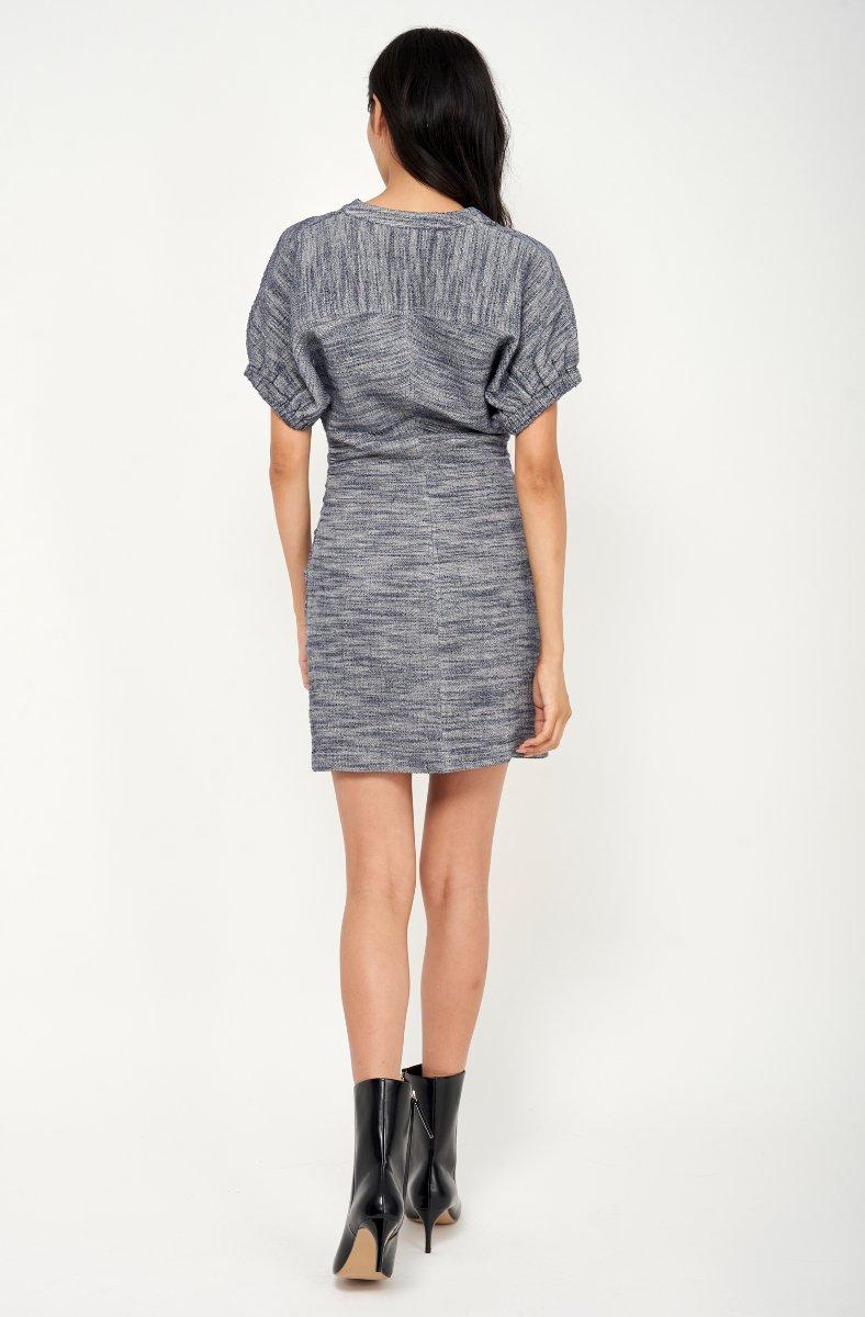 Jojo Maman Bébé Alora Mini Cotton Dress Ombre Blue Multi