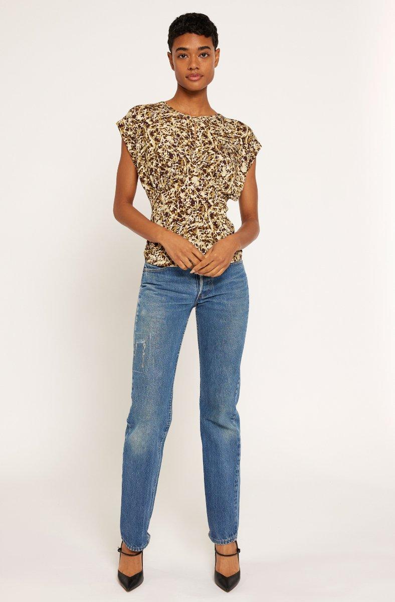 jojo maman bébé Bambi Sleeveless Top Chocolate Plum Multi Brown