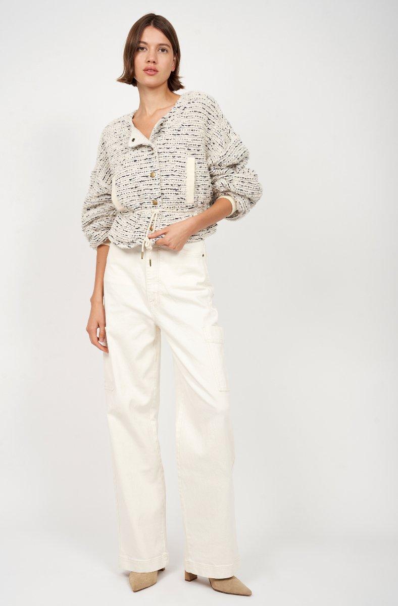 Jojo Maman Bébé Cisco Jacket Dark Sapphire Multi Blue