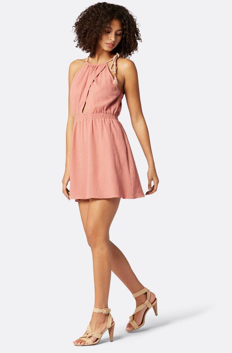 Jojo Maman Bébé Eve Mini Cotton Dress Canyon Rose Pink