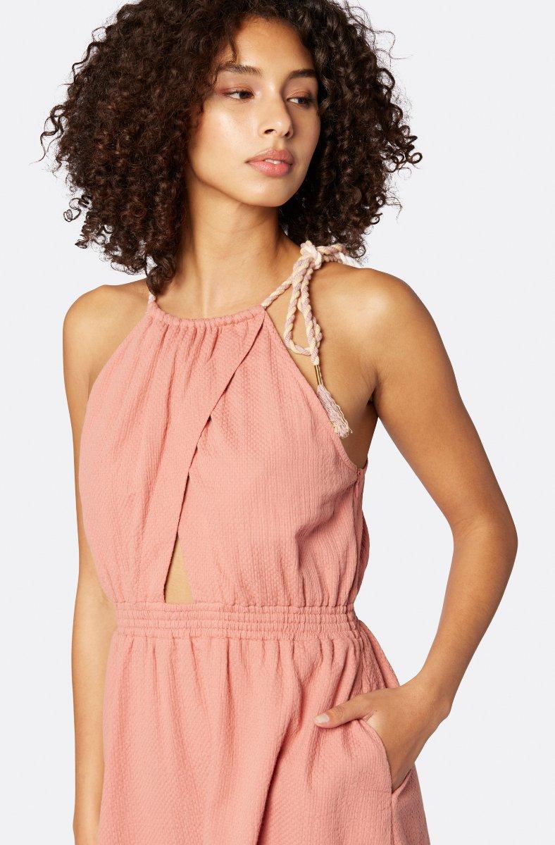 Jojo Maman Bébé Eve Mini Cotton Dress Canyon Rose Pink