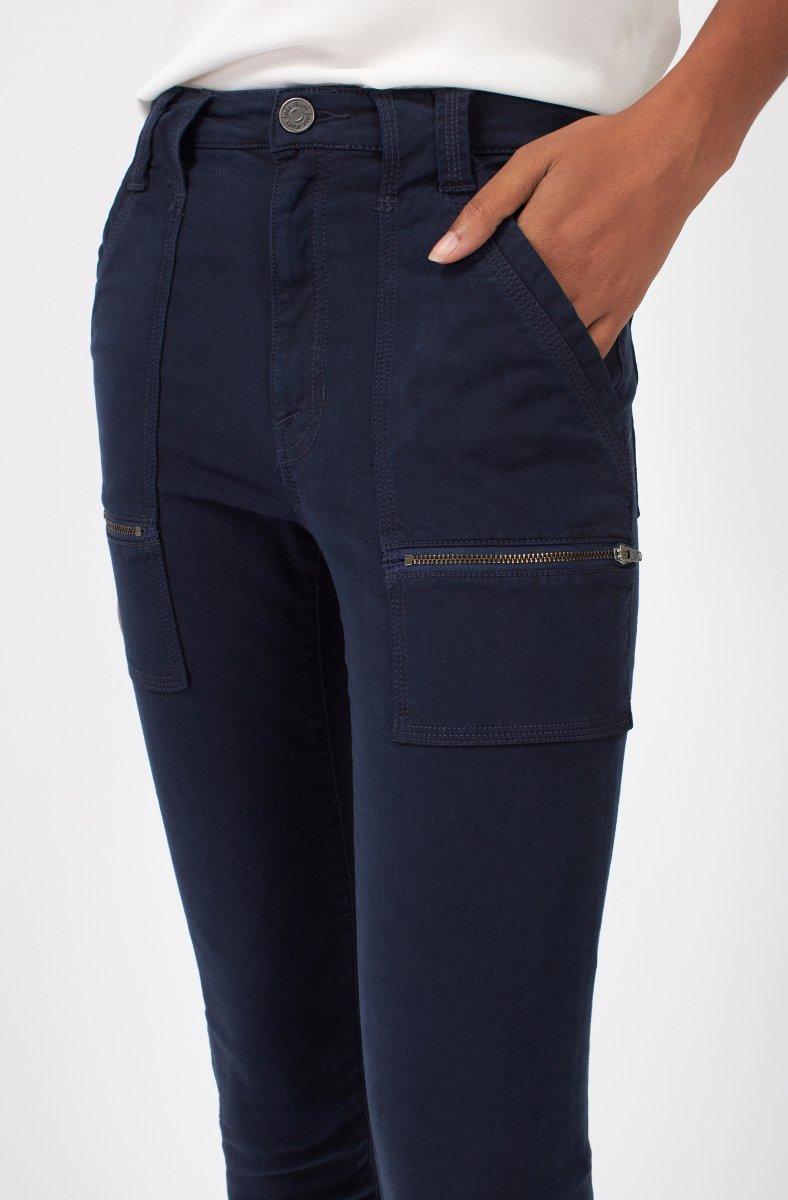 jojo maman bébé High Rise Park Skinny Pants Navy Blue