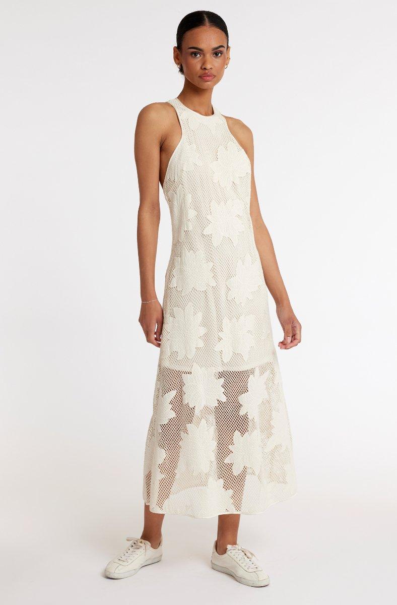 jojo maman bébé Agnes Dress Porcelain