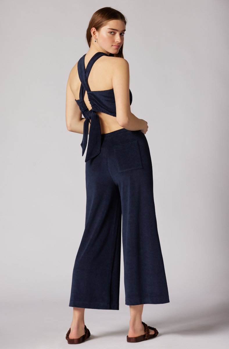 Jojo Maman Bébé Arden Terry Pant Peacoat Blue