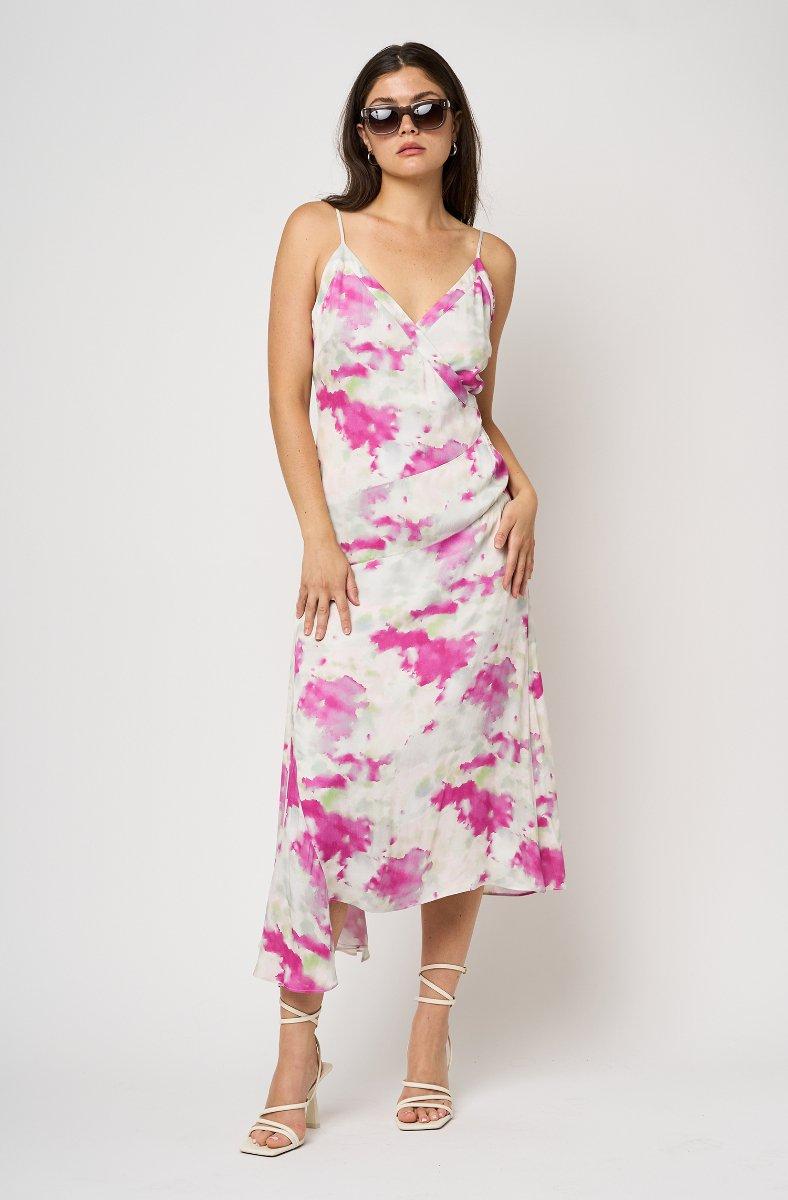 jojo maman bébé Dami Dress Fuchsia Red Multi