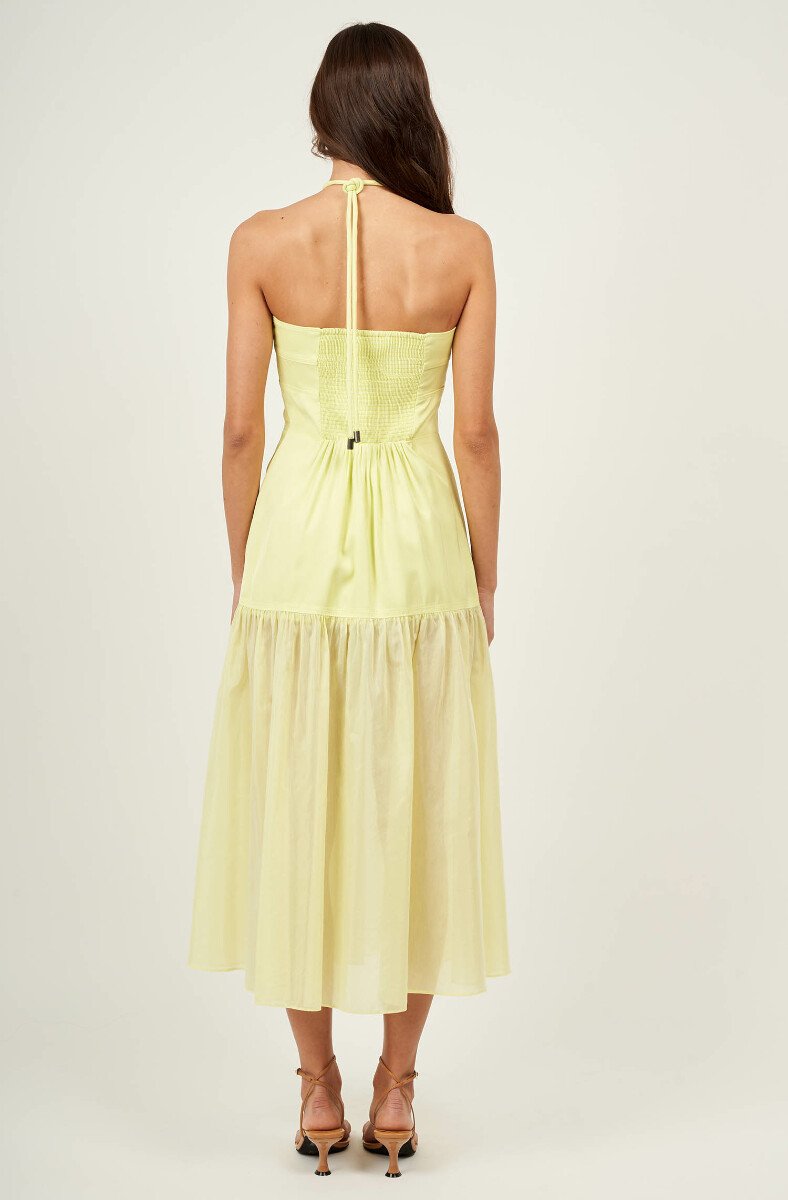 Jojo Maman Bébé Delphi Dress Sunny Lime