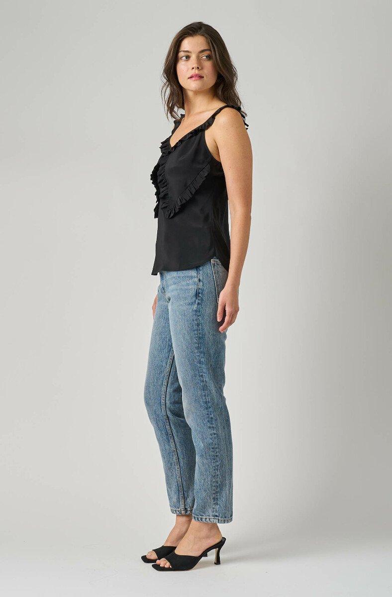 Jojo Maman Bébé Emeri Sleeveless Top Caviar