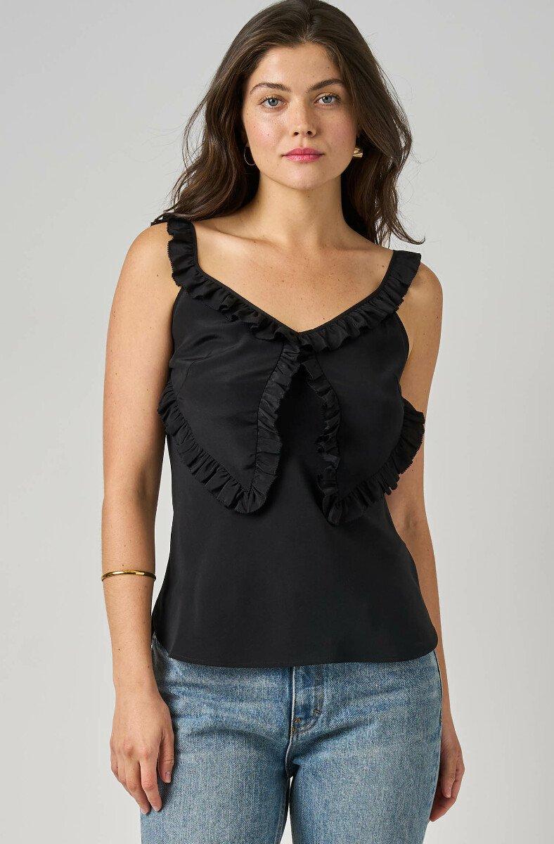 Jojo Maman Bébé Emeri Sleeveless Top Caviar