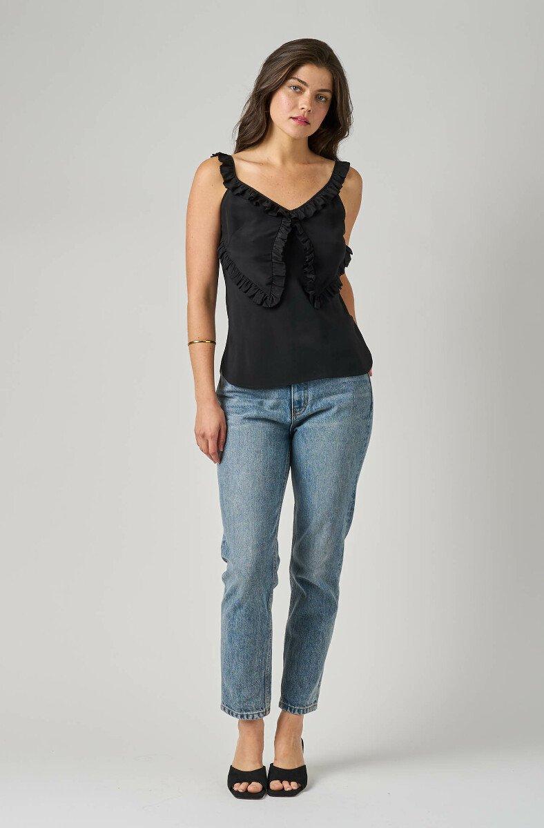 Jojo Maman Bébé Emeri Sleeveless Top Caviar