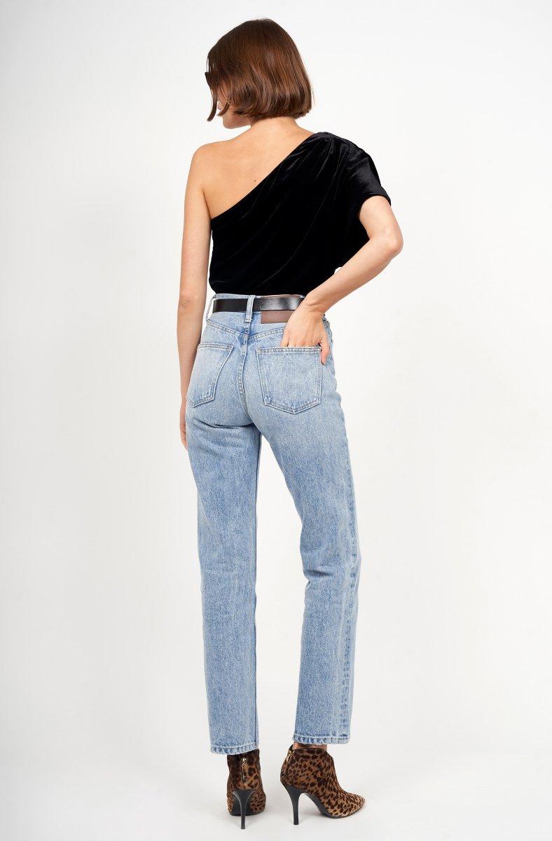 Jojo Maman Bébé Irena Velvet Top Caviar Black