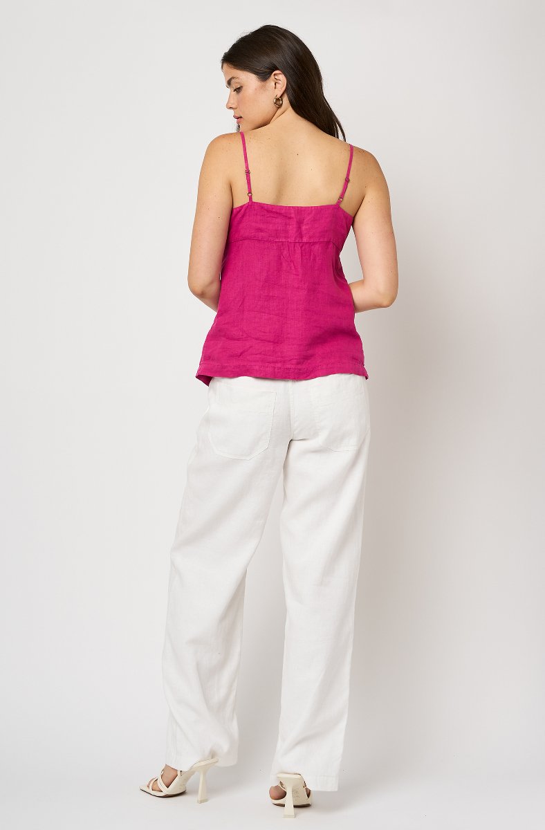 Jojo Maman Bébé Lavan Sleeveless Top Fuchsia Red