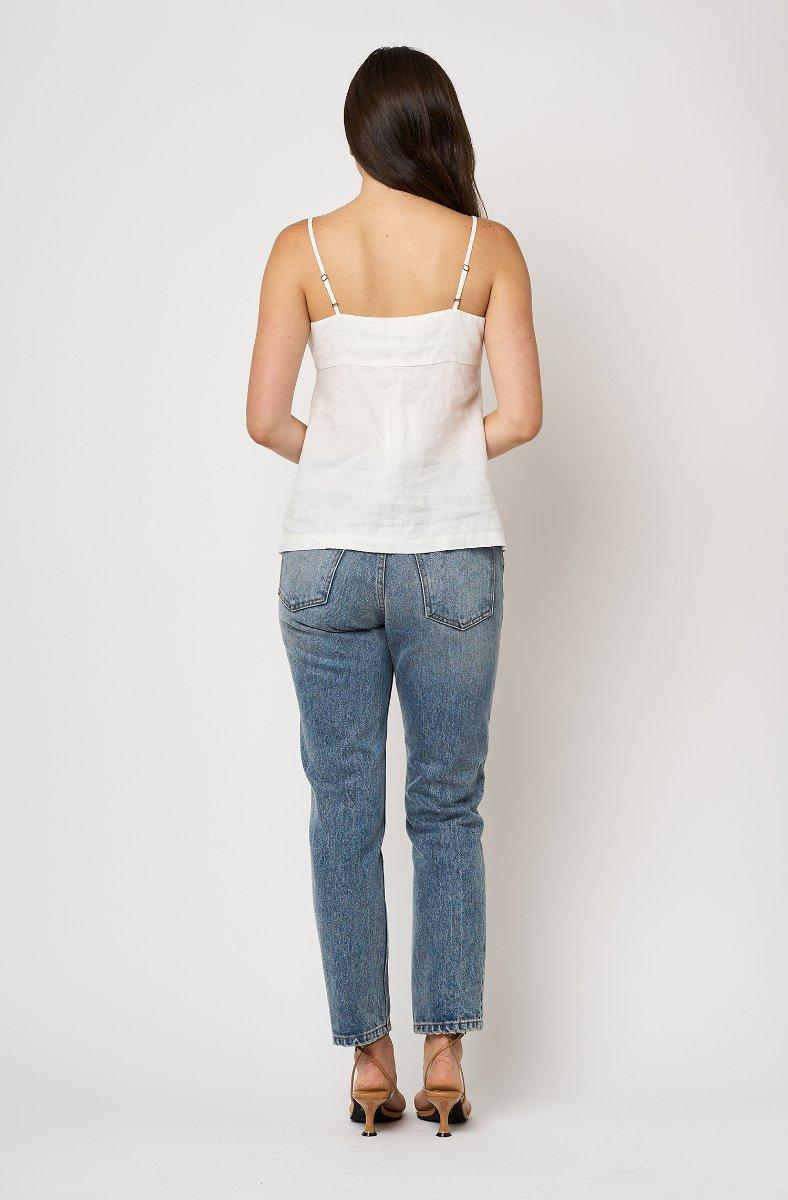 jojo maman bébé Lavan Sleeveless Top Porcelain