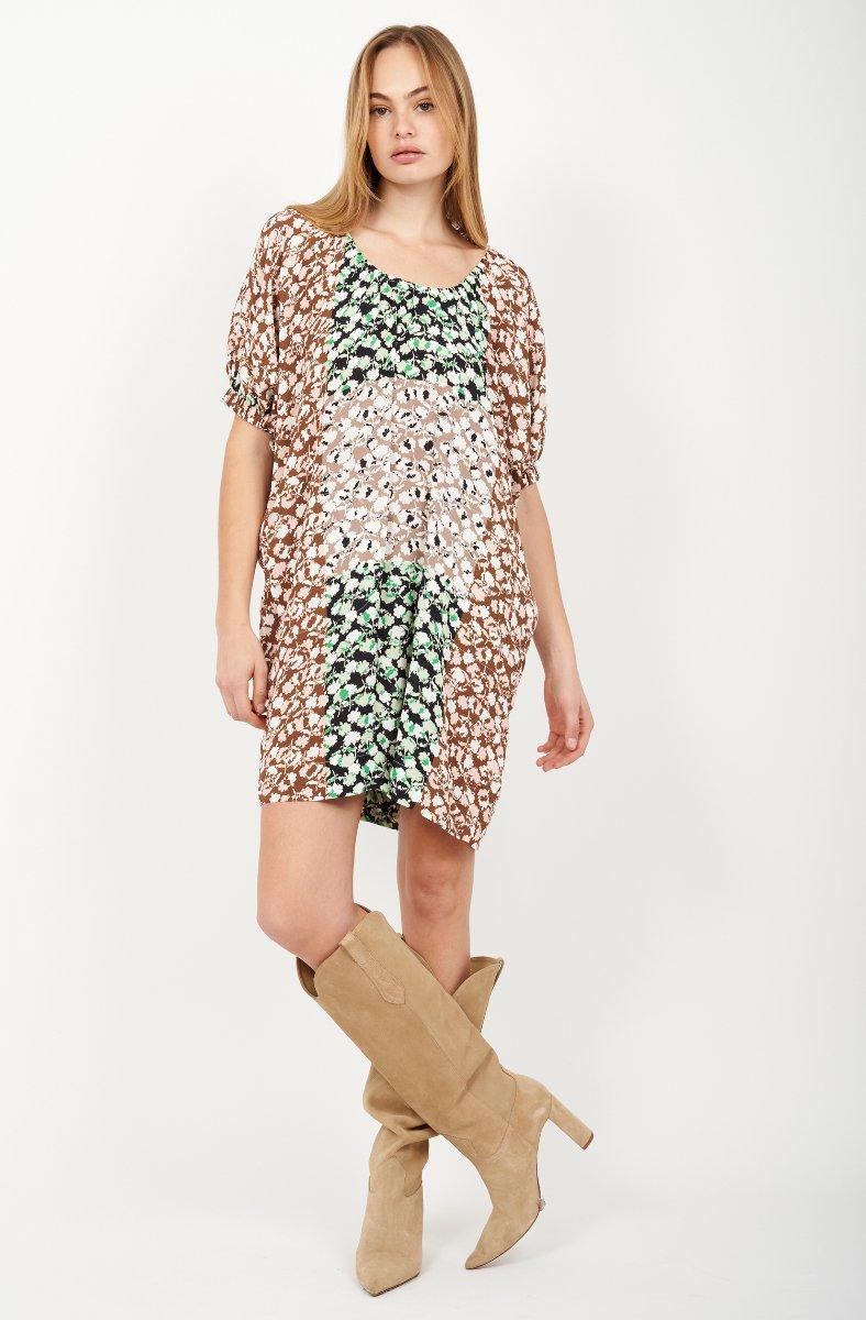 Jojo Maman Bébé Lidia Dress Caviar Multi Black