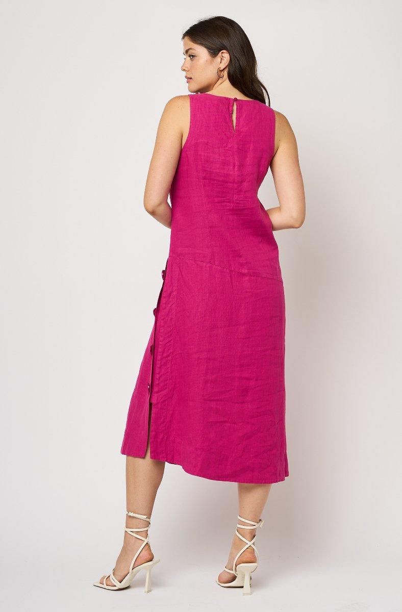 Jojo Maman Bébé Lulie Dress Fuchsia Red