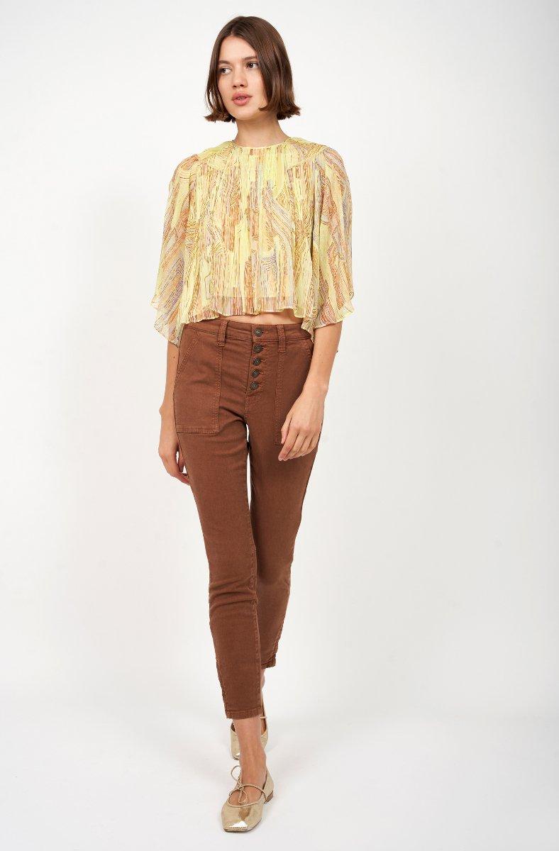 Jojo Maman Bébé Maxine Park Skinny Pant Toffee Red