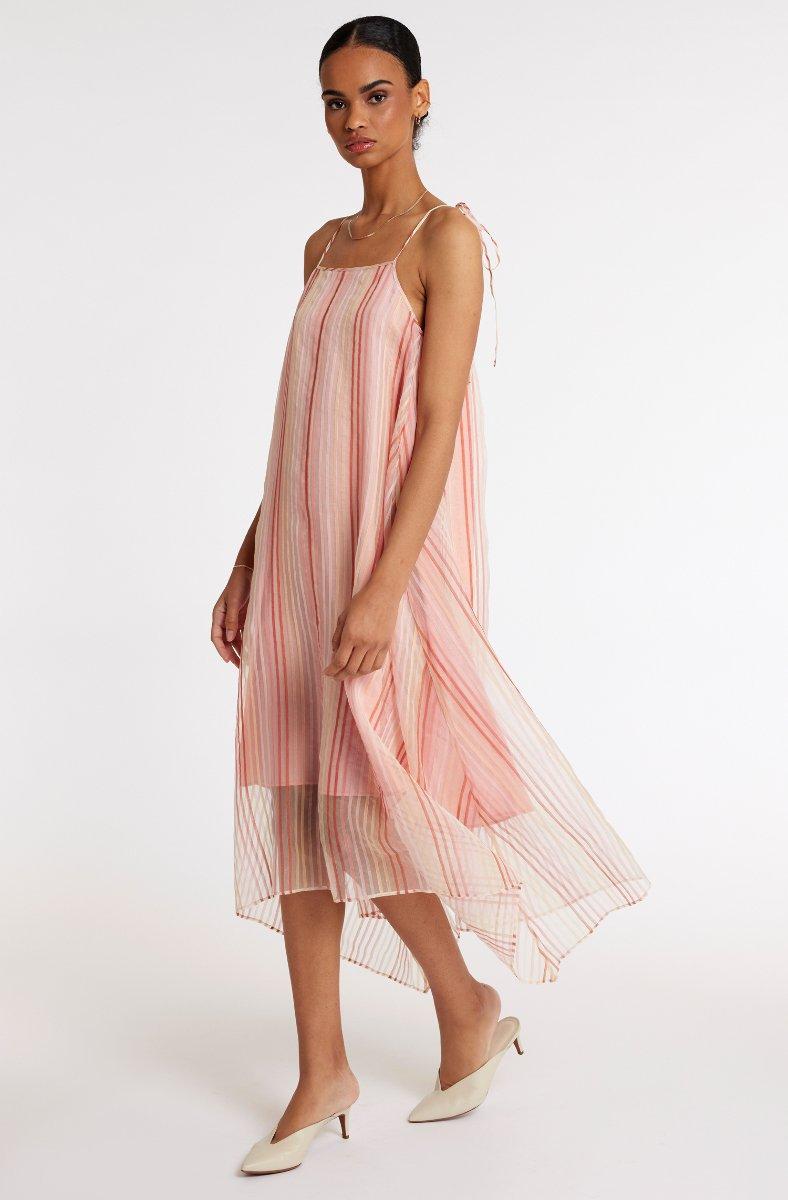 Jojo Maman Bébé Roisin Dress Peach Melba