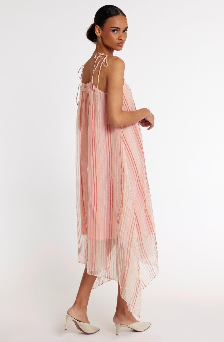 Jojo Maman Bébé Roisin Dress Peach Melba