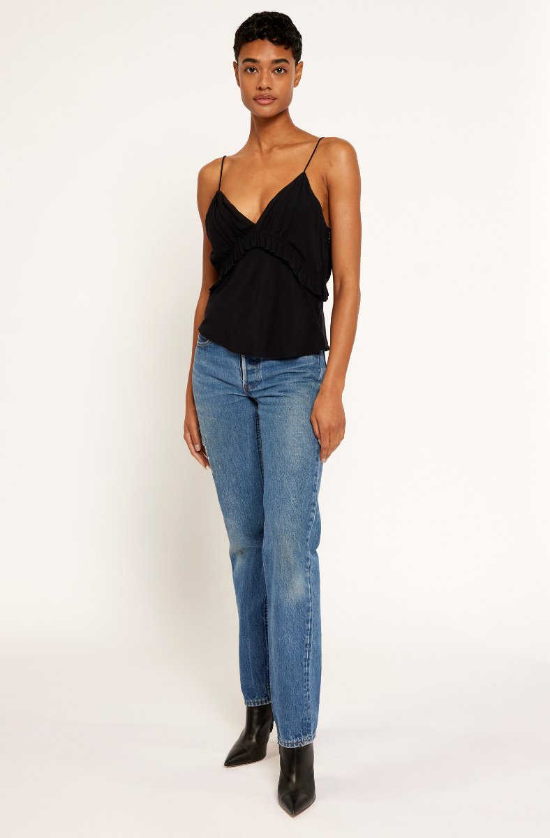 Jojo Maman Bébé Trina Sleeveless Top Caviar Black