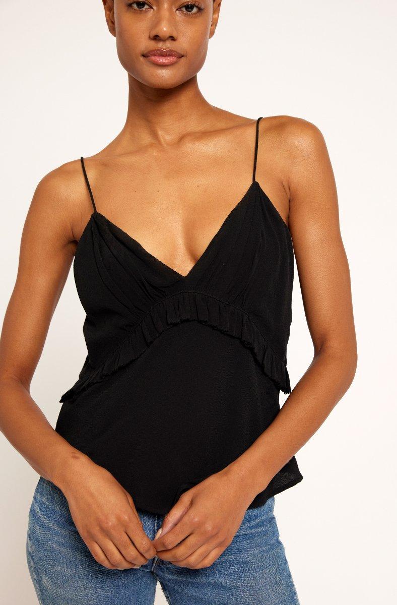 jojo maman bébé Trina Sleeveless Top Caviar Black