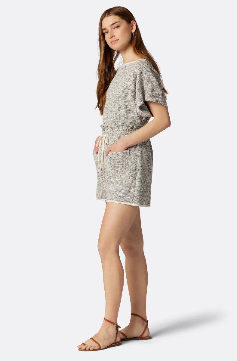 Jojo Maman Bébé Ora Short Sleeve Top Navy Blazer Multi Grey