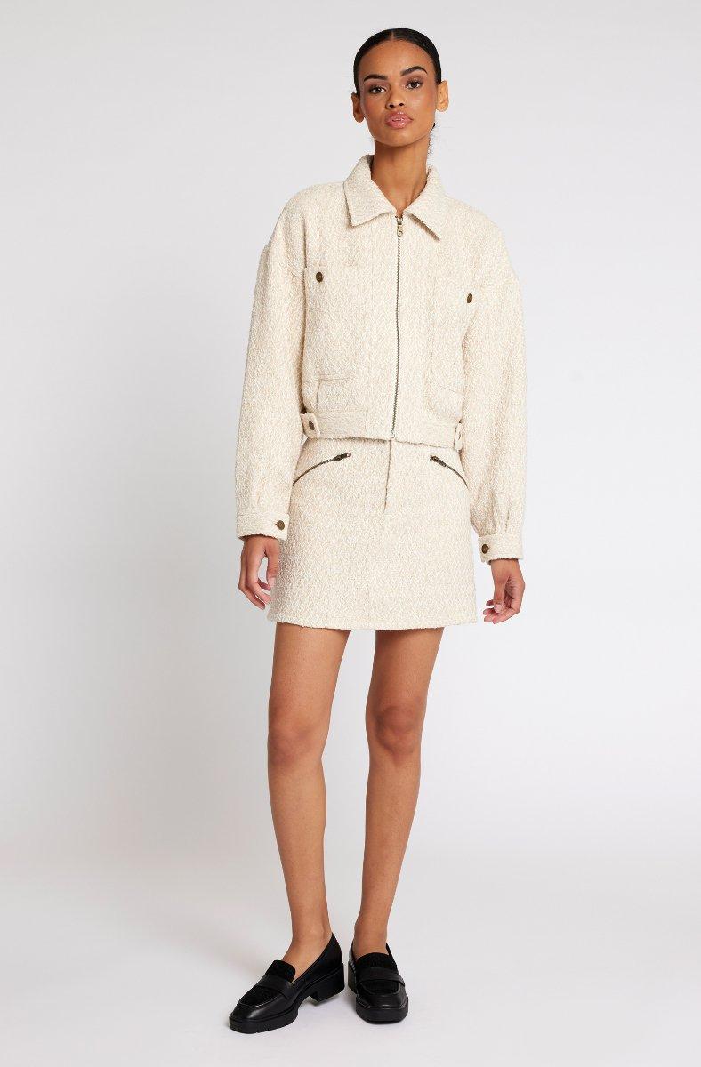 jojo maman bébé Osma Jacket Creme Brulee And Porcelain