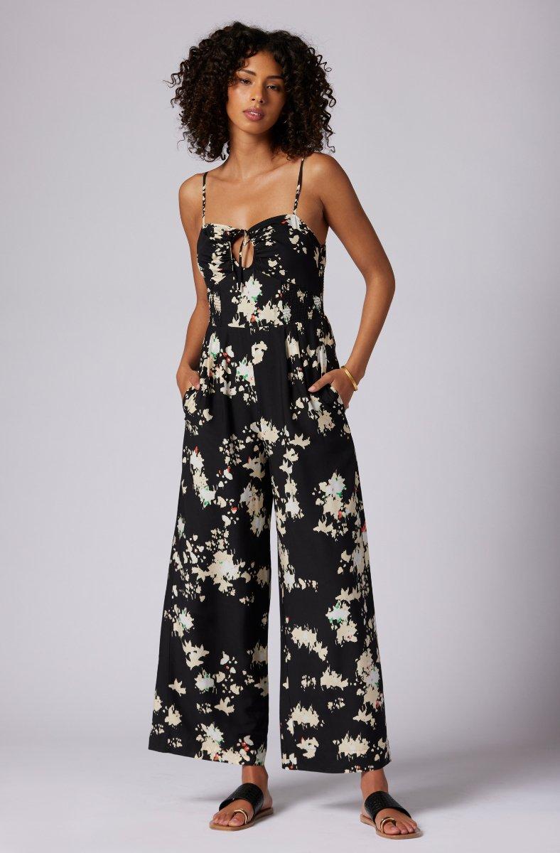 jojo maman bébé Pearl Jumpsuit Caviar Multi Black Nuage