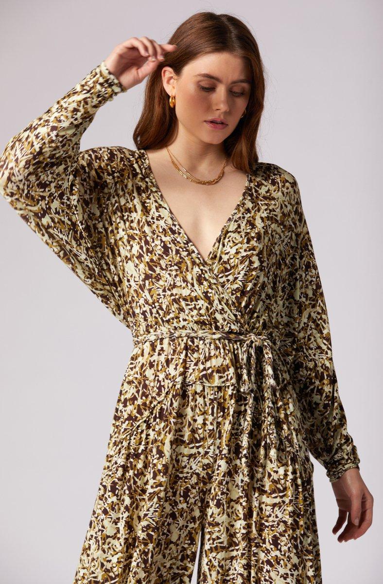 Jojo Maman Bébé Rhodes Jumpsuit Chocolate Plum Multi Brown