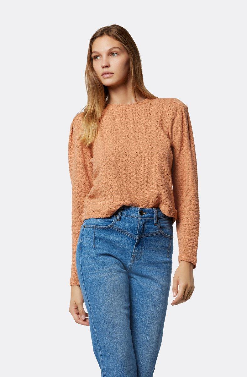 Jojo Maman Bébé Stanton Long Sleeve Top Sandstorm Tan