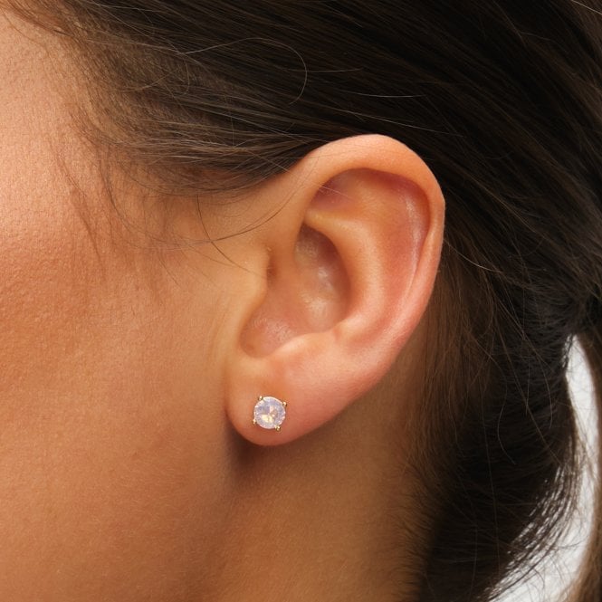 Jon Richard Inicio 14ct Gold Plated Opal Stone Pendant Set - Gift Box