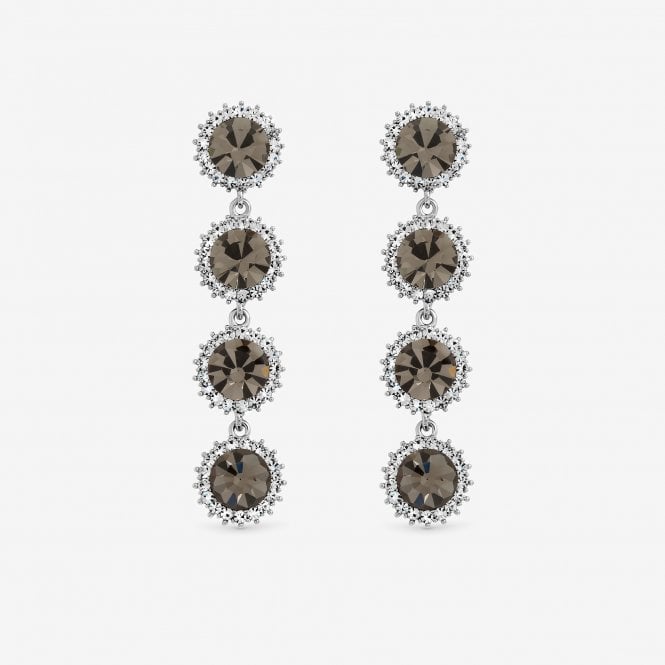 jon richard Jon Richard Black Diamond Statement Drop Earrings jon richard Jon Richard Black Diamond Statement Drop Earrings