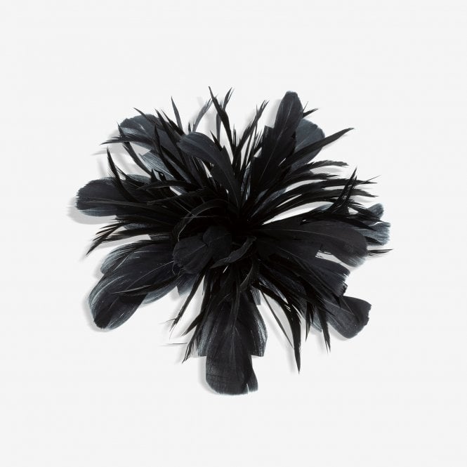 jon richard Jon Richard Black Statement Floral Clip Fascinator