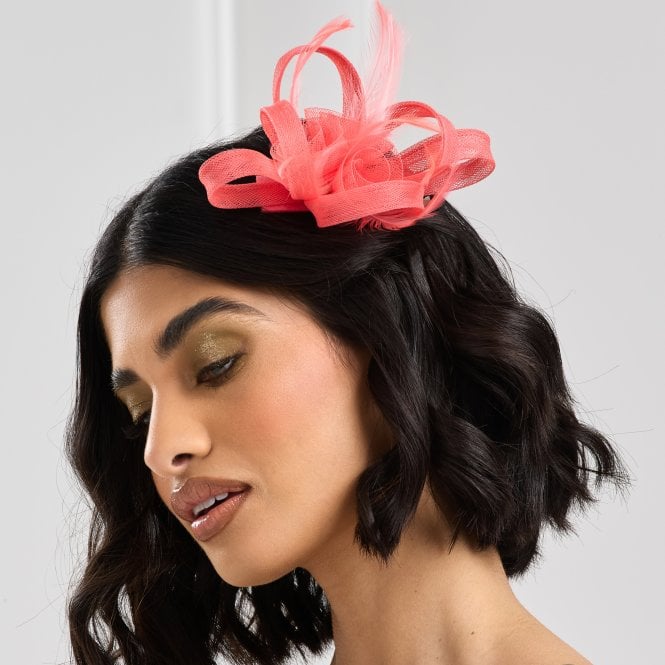 Jon Richard Jon Richard Coral Small Fascinator Clip
