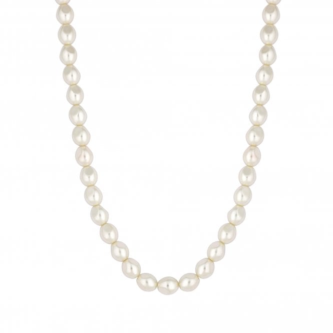 jon richard Jon Richard Cream Pearlised Baroque 16" Necklace