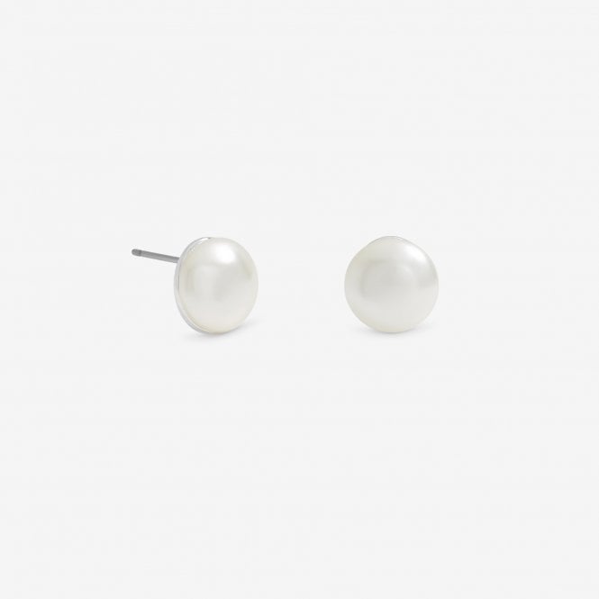 jon richard Jon Richard Cream Small Bouton Pearl Earrings jon richard Jon Richard Cream Small Bouton Pearl Earrings