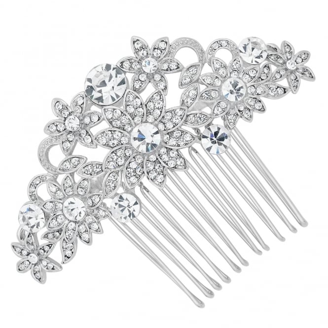 jon richard Jon Richard Crystal embellished sunflower hair comb