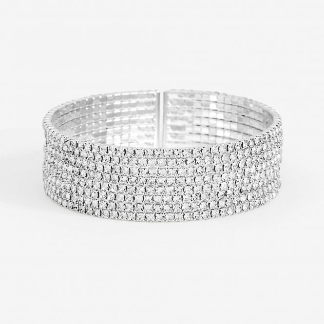 jon richard Jon Richard Crystal Stone Multirow Cuff