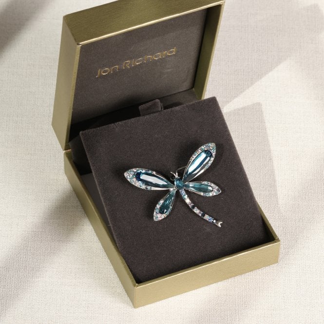 Jon Richard Jon Richard Dragon Fly Brooch - Gift Boxed