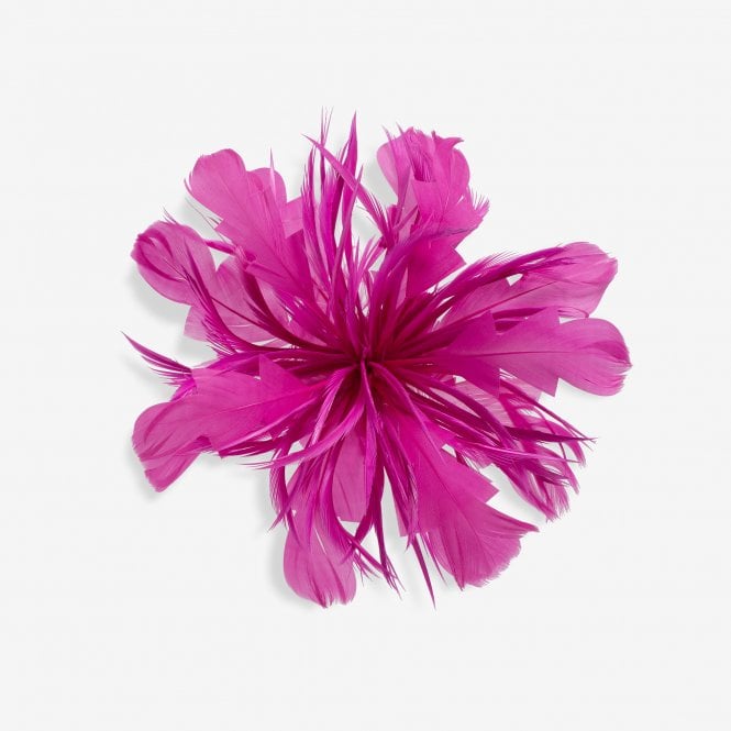 jon richard Jon Richard Fushia Statement Floral Clip Fascinator
