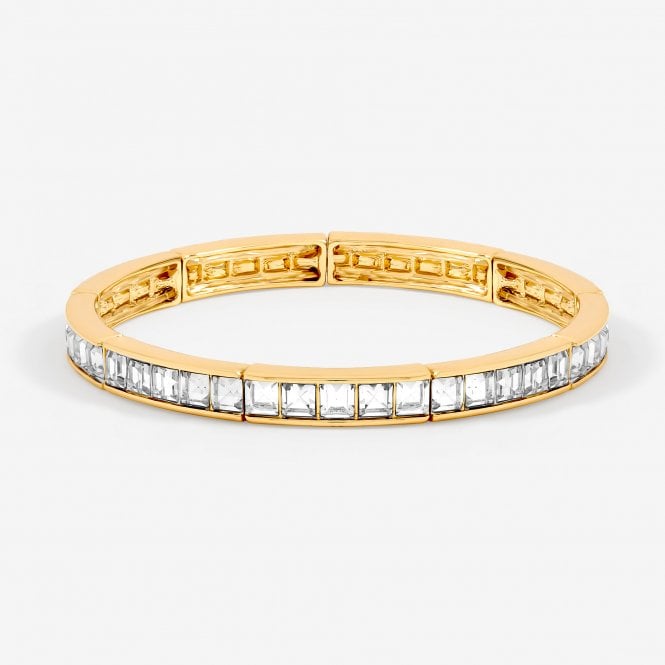 jon richard Jon Richard Gold Plated and Cubic Zirconia Stretch Bracelet