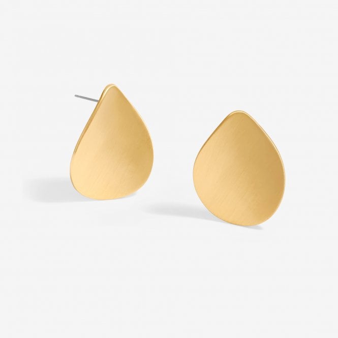 jon richard Jon Richard Gold Plated Brushed Earrings