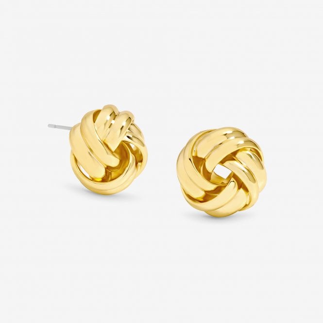 jon richard Jon Richard Gold Plated Knot Stud Earrings