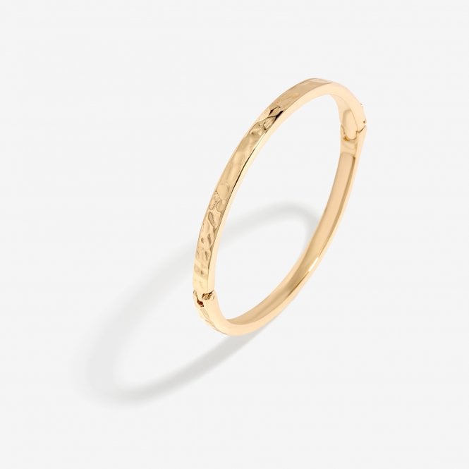 Jon Richard Jon Richard Gold Plated Polished Molten Bangle