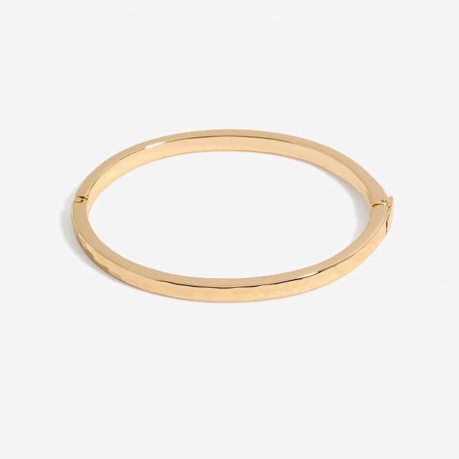 Jon Richard Jon Richard Gold Plated Polished Molten Bangle