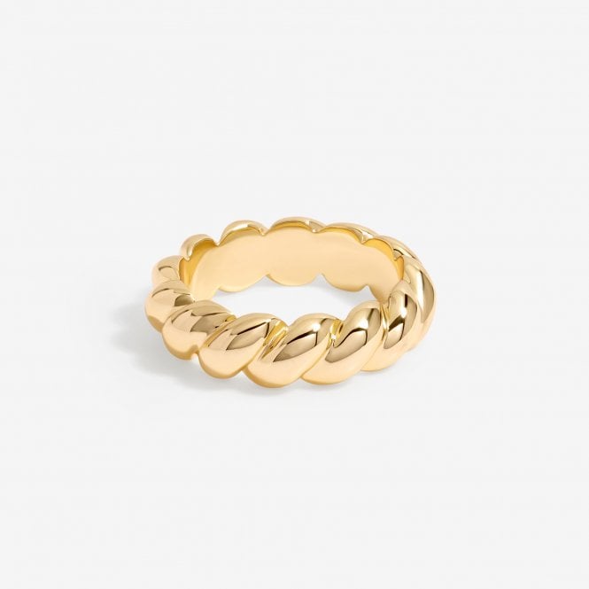 jon richard Jon Richard Gold Plated Polished Twisted Ring